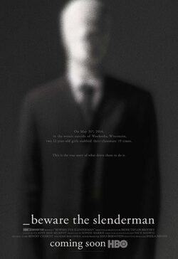 Cartel de Beware the Slenderman