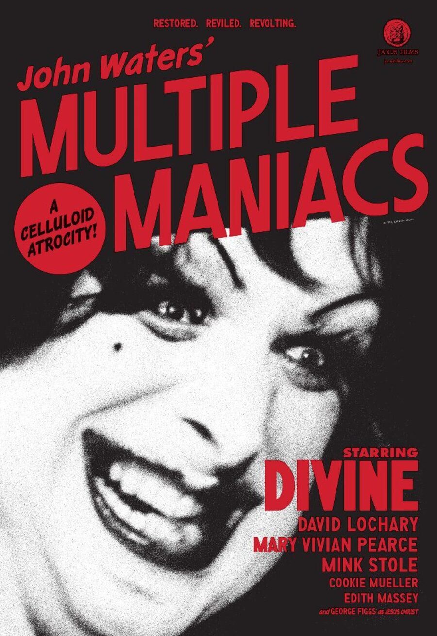 Cartel de Multiple Maniacs - Estados Unidos