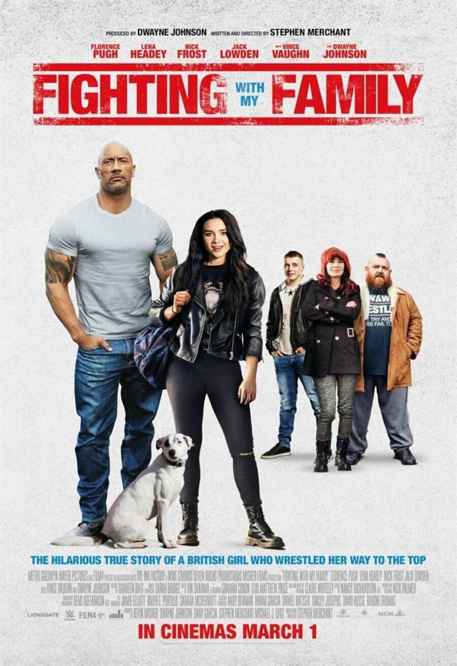 Cartel de Luchando con mi familia - Fighting with My Family