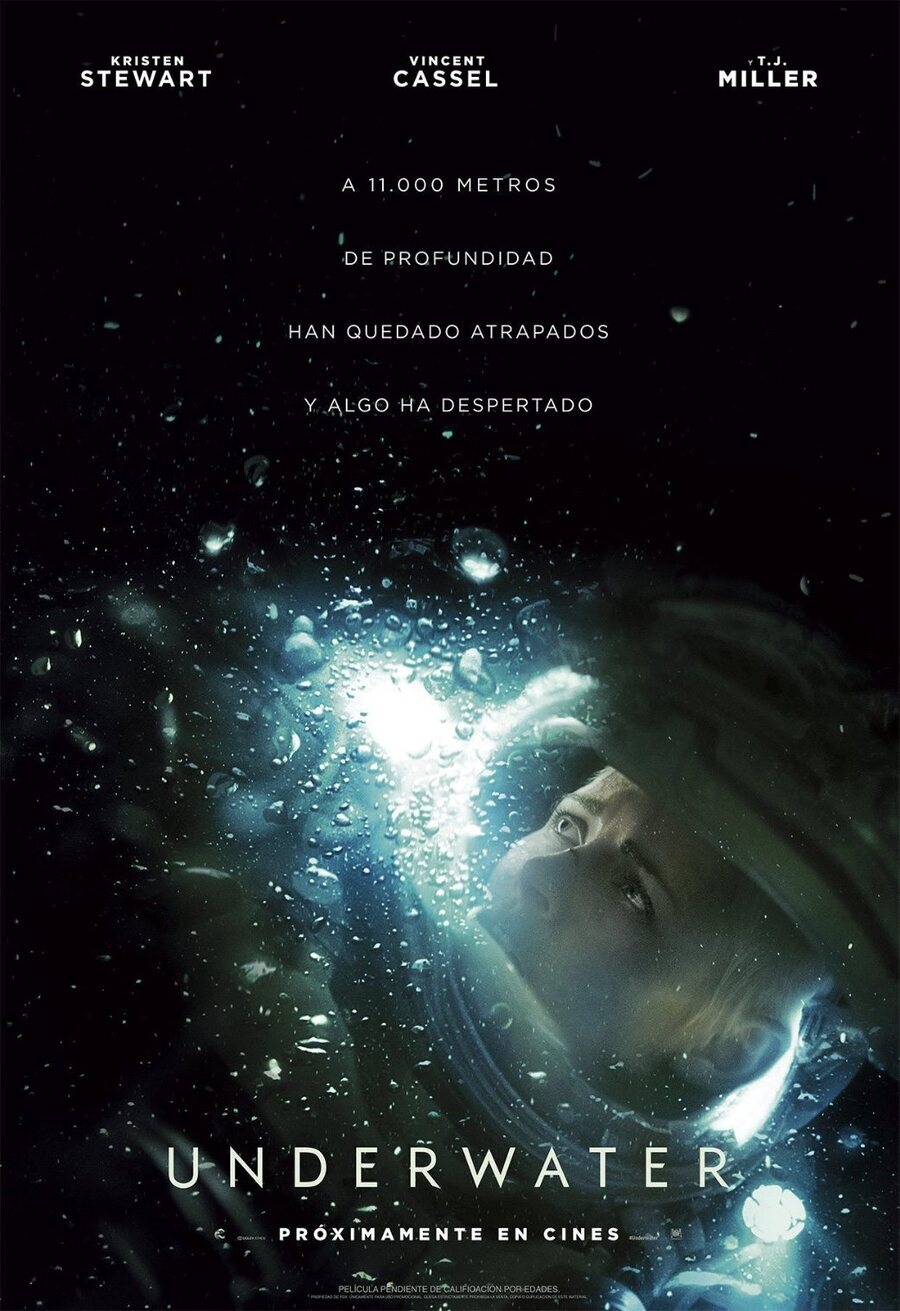 Cartel de Amenaza en lo profundo - Póster español 'Underwater'