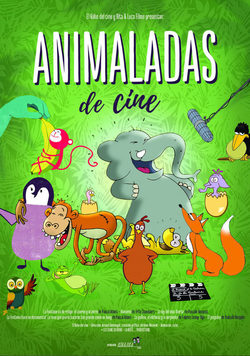 Cartel de Animaladas de cine