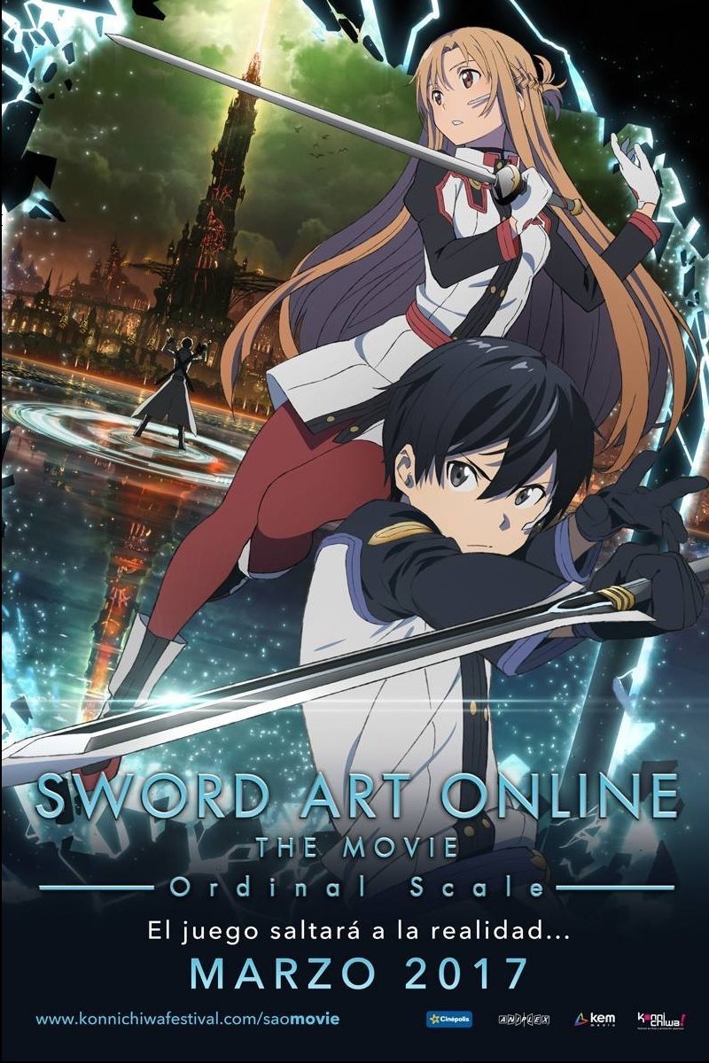 Cartel de Sword Art Online Ordinal Scale - México #1