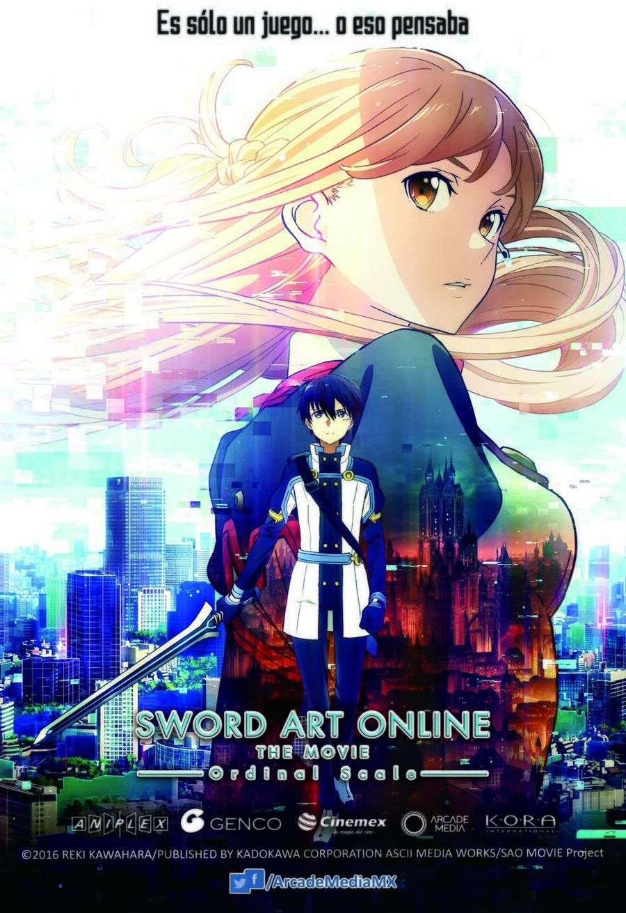 Cartel de Sword Art Online Ordinal Scale - México #2