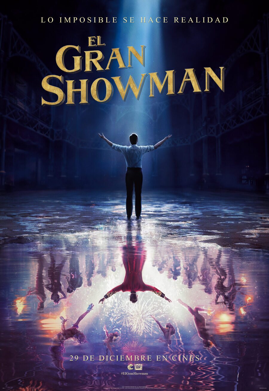 Cartel de The Greatest Showman - Teaser póster español