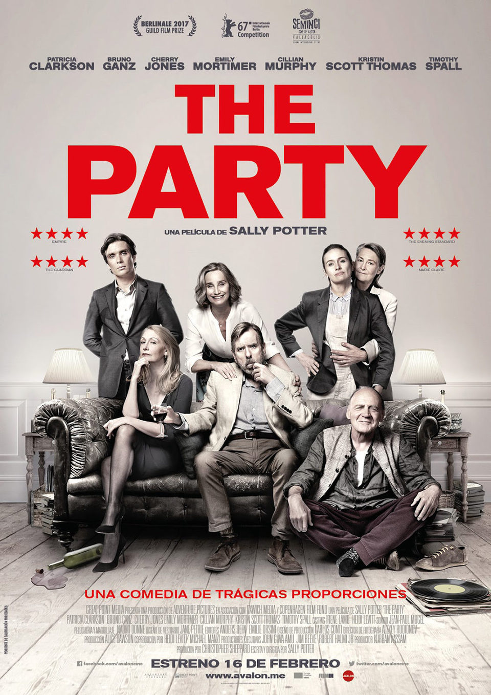 Cartel de The Party - España #2