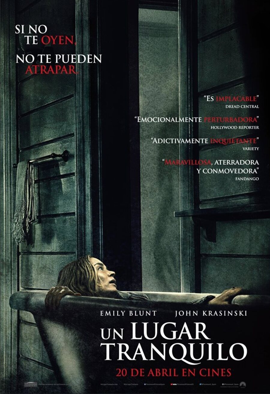 Cartel de Un lugar en silencio - póster final