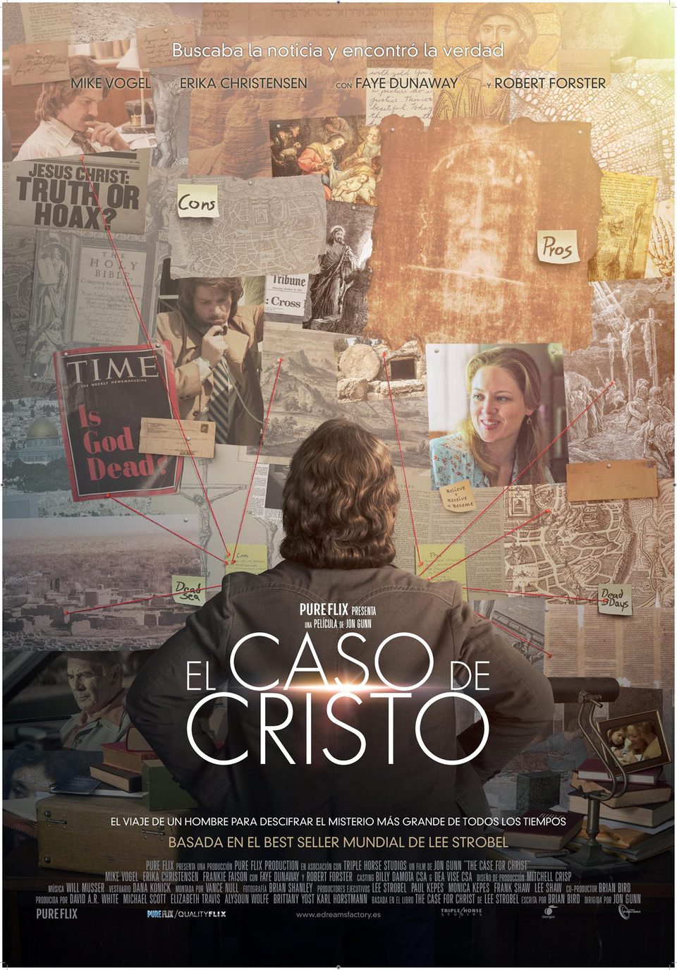 Cartel de El caso de Cristo - España