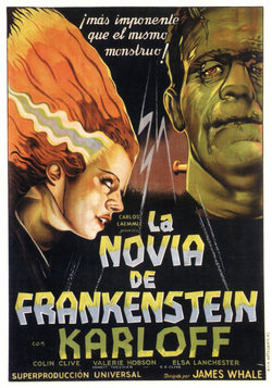 Cartel de La novia de Frankenstein
