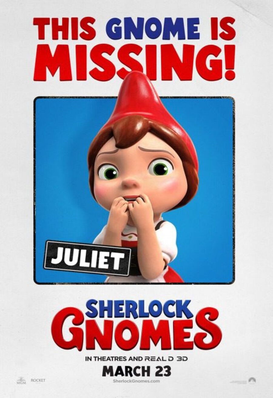 Cartel de Sherlock Gnomes - teaser Juliet