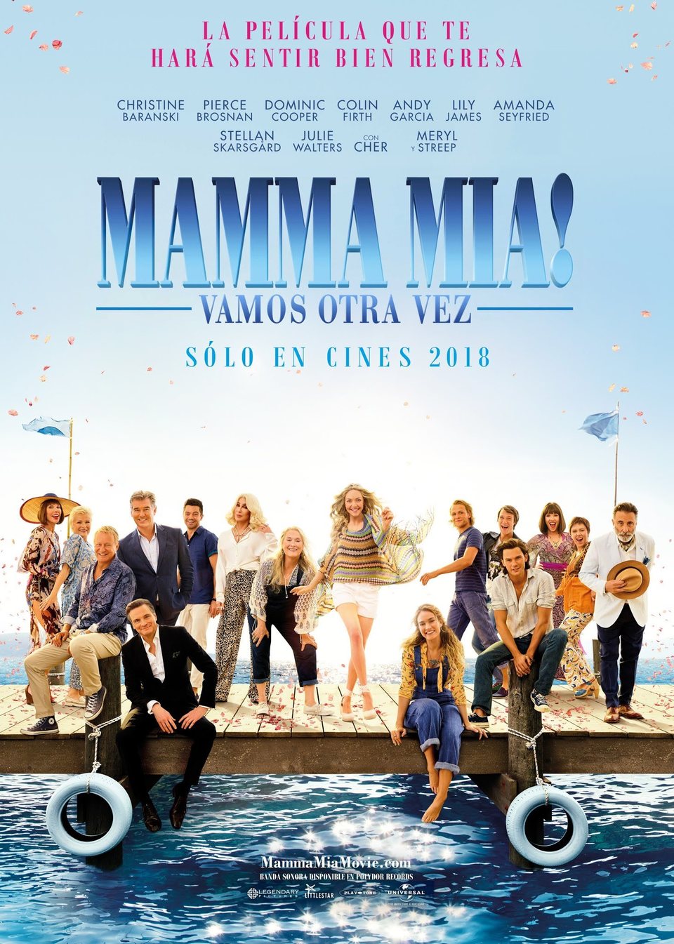 Cartel de Mamma Mia! Vamos otra vez - Póster México