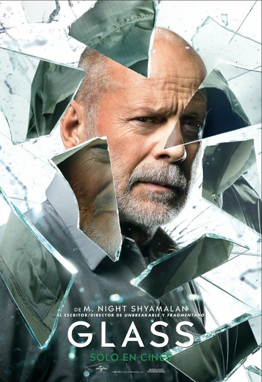 Cartel de Glass - Bruce Willis