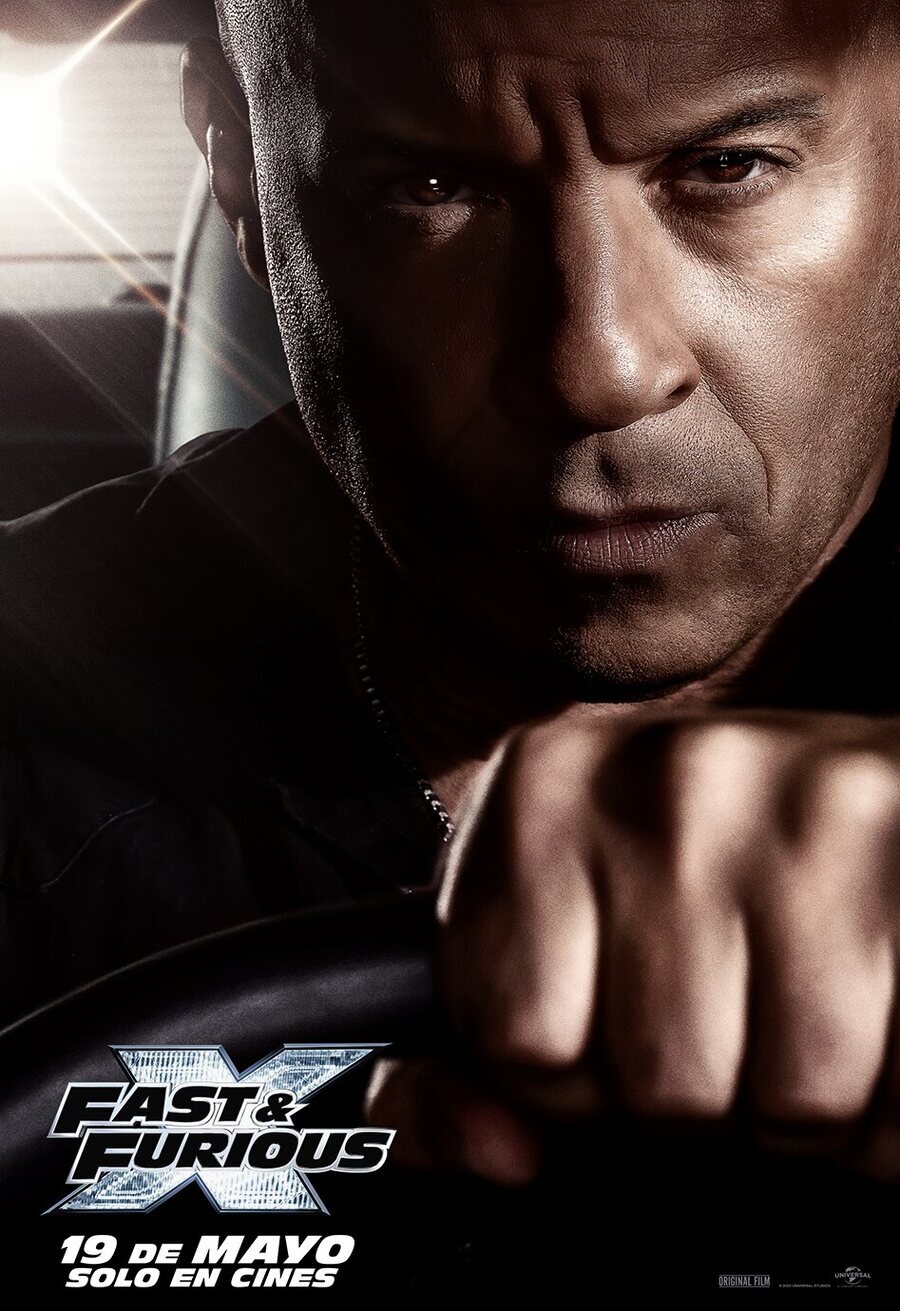Cartel de Rápidos y Furiosos X - Dominic Toretto