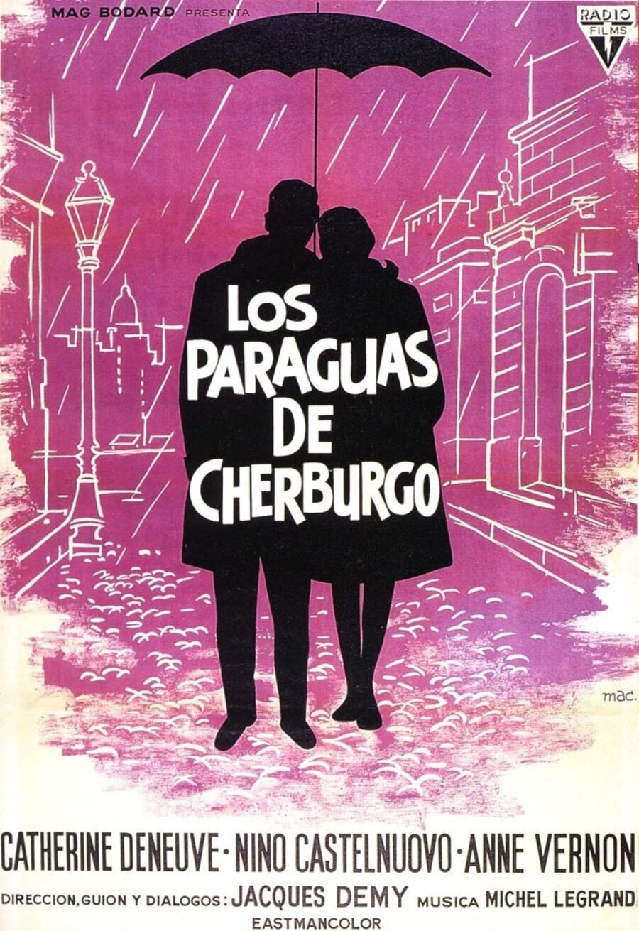 Cartel de Los paraguas de Cherburgo - España