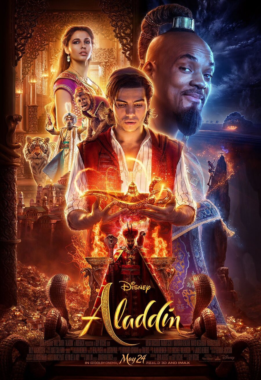 Cartel de Aladdin - EEUU