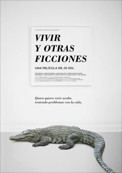 Cartel de Living and Other Fictions