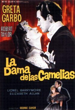 Cartel de La dama de las camelias