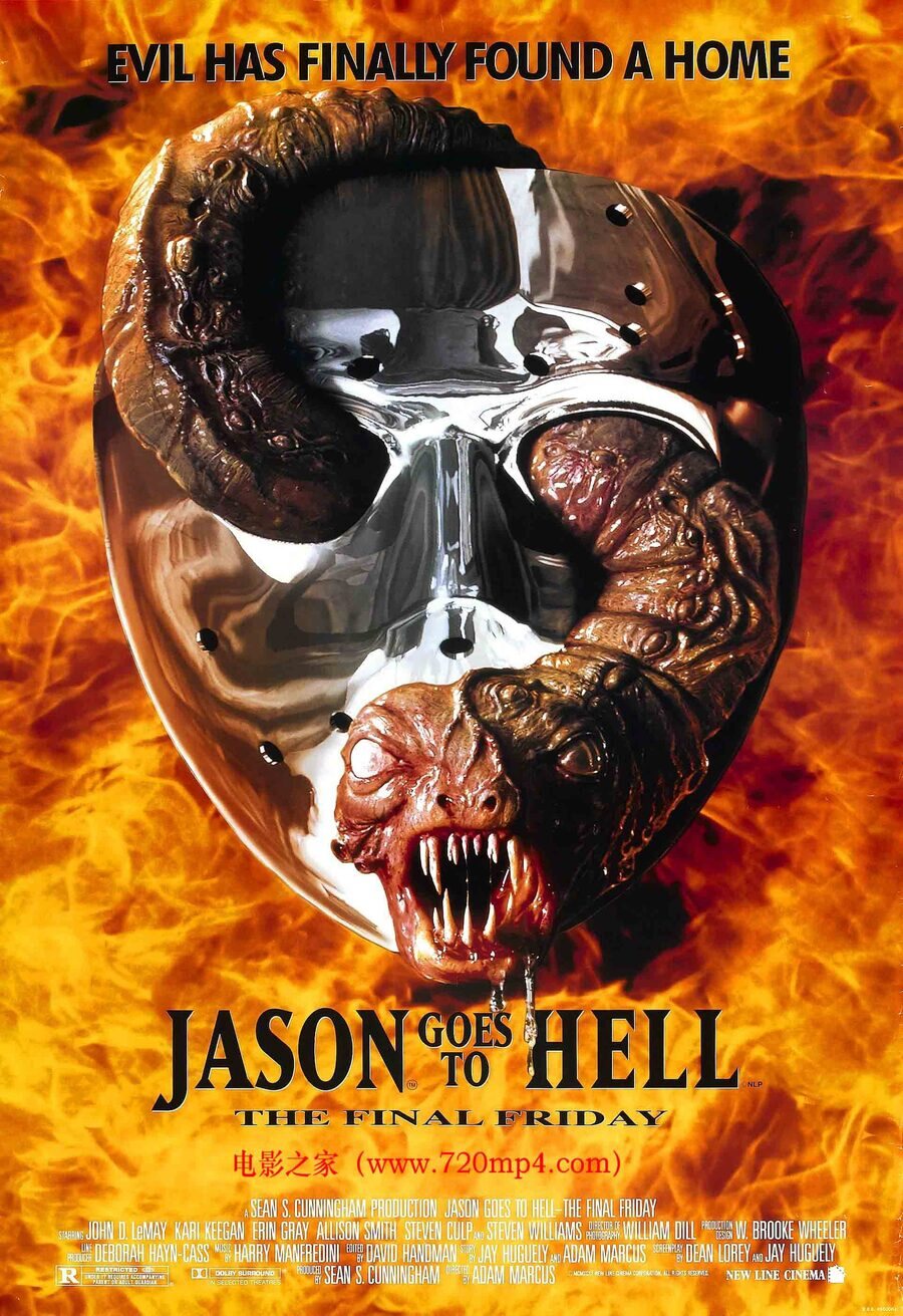 Cartel de Viernes 13. Parte IX - Jason va al infierno - Viernes 13. Parte IX: Jason se va al infierno