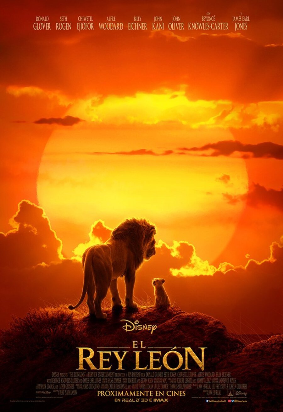 Cartel de El rey león - Póster español 'El Rey León'