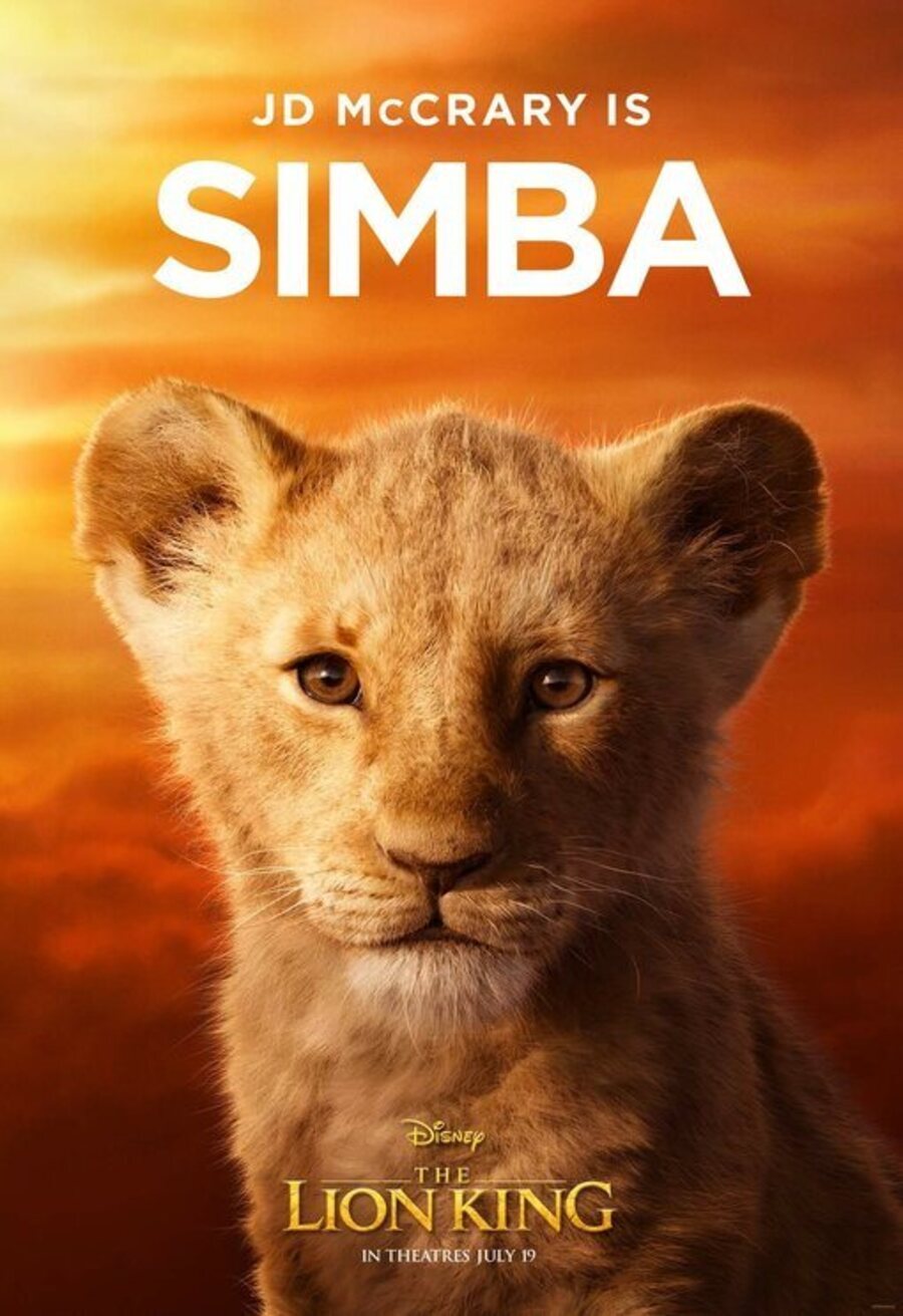 Cartel de El rey león - Simba