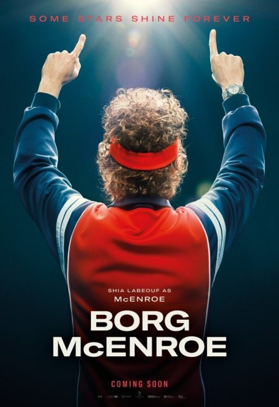 Cartel de Borg vs McEnroe - teaser póster McEnroe