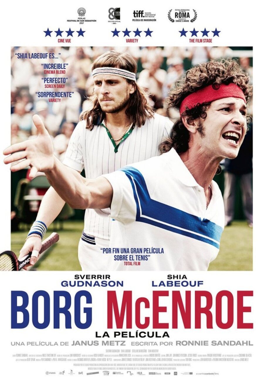 Cartel de Borg vs McEnroe - póster español