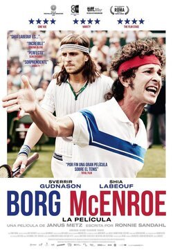 Cartel de Borg vs McEnroe