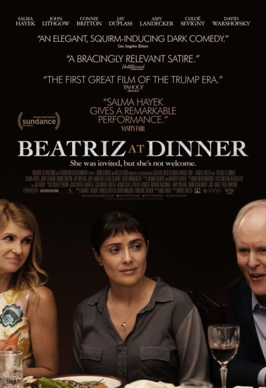 Cartel de Una Cena Incómoda - Cartel Beatriz at Dinner