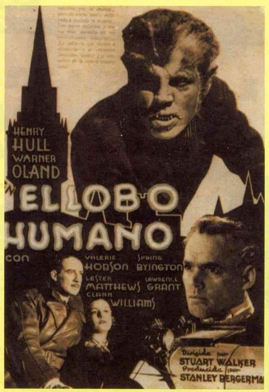 Cartel de Werewolf of London - El lobo humano