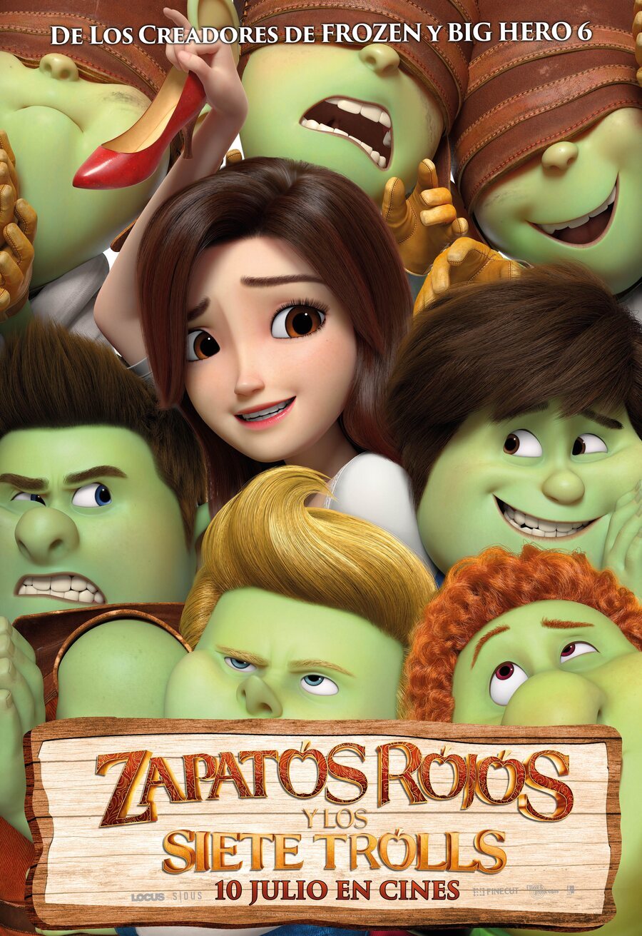 Cartel de Zapatos Rojos y los Siete Enanos - Cartel final