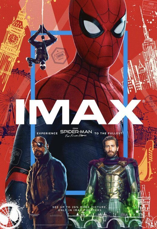 Cartel de Spider-Man: Far From Home - EEUU IMAX