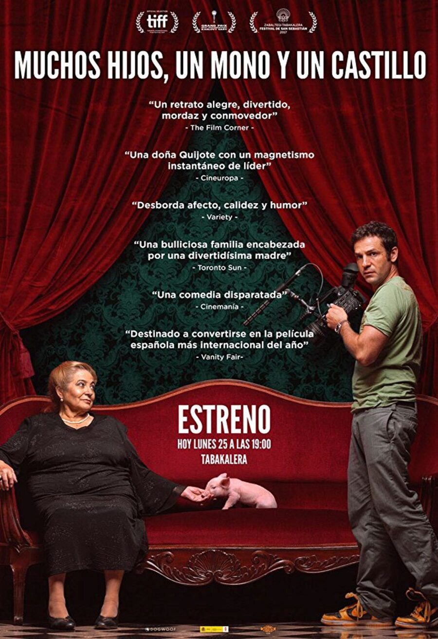 Cartel de Muchos hijos, un mono y un castillo - Cartel del festival de San Sebastián
