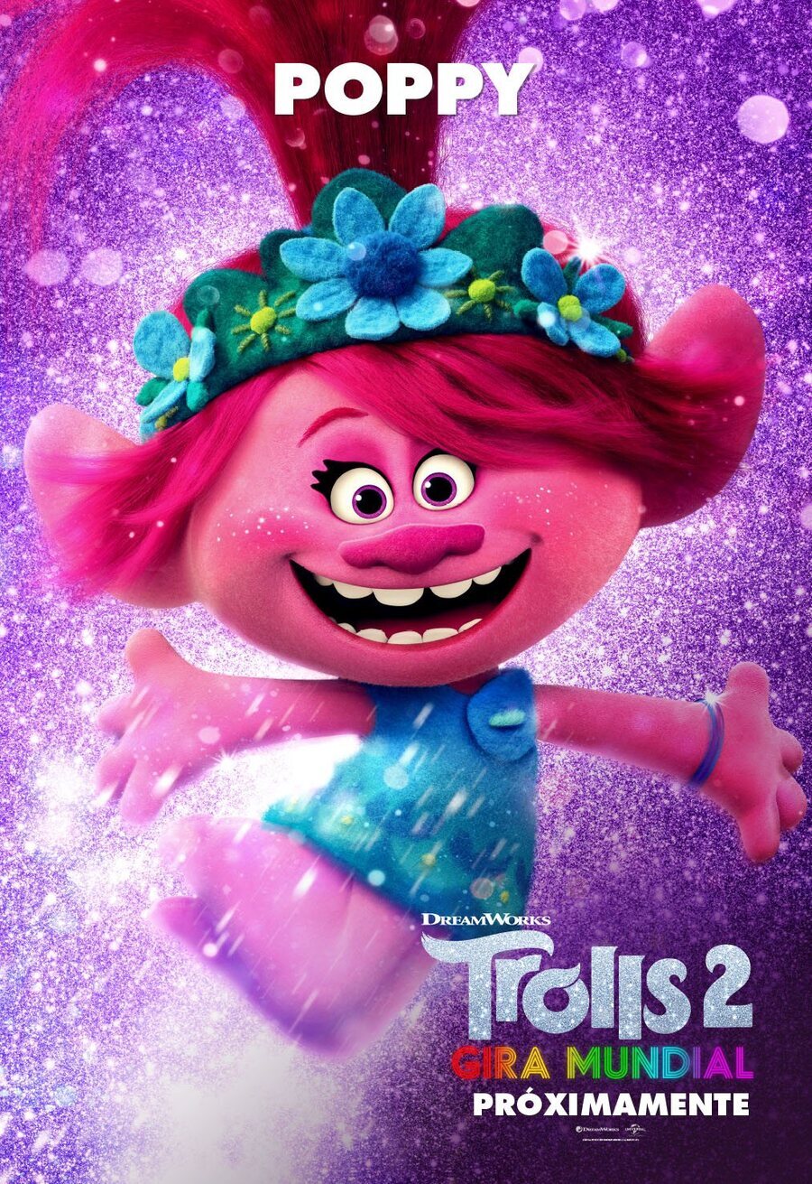 Cartel de Trolls World Tour - Cartel Poppy