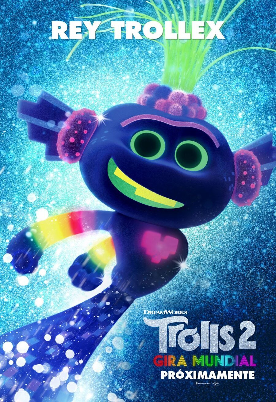 Cartel de Trolls World Tour - Cartel Rey Trollex