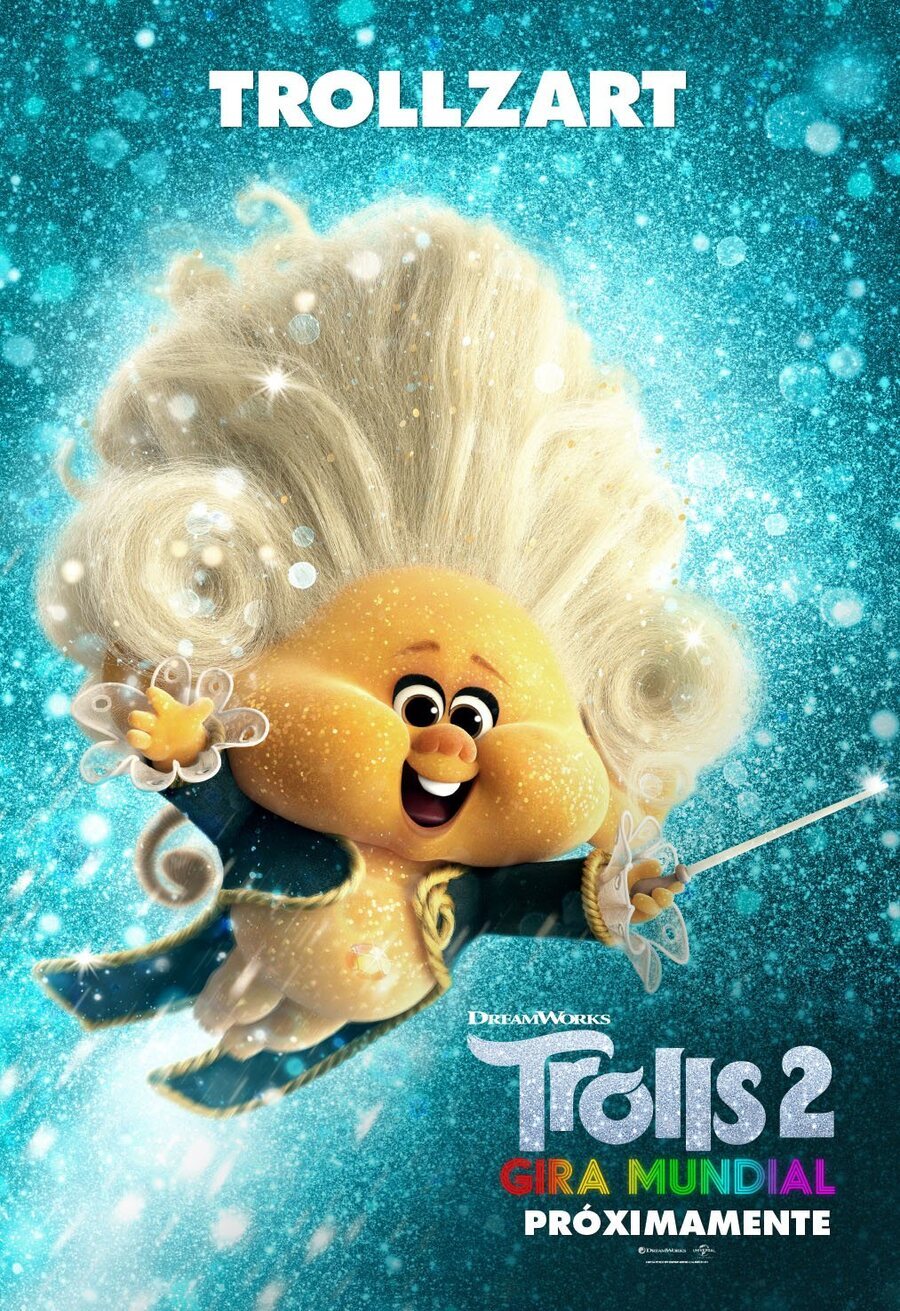 Cartel de Trolls World Tour - Cartel Trollzart