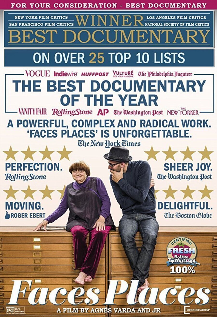 Cartel de Rostros y lugares - 