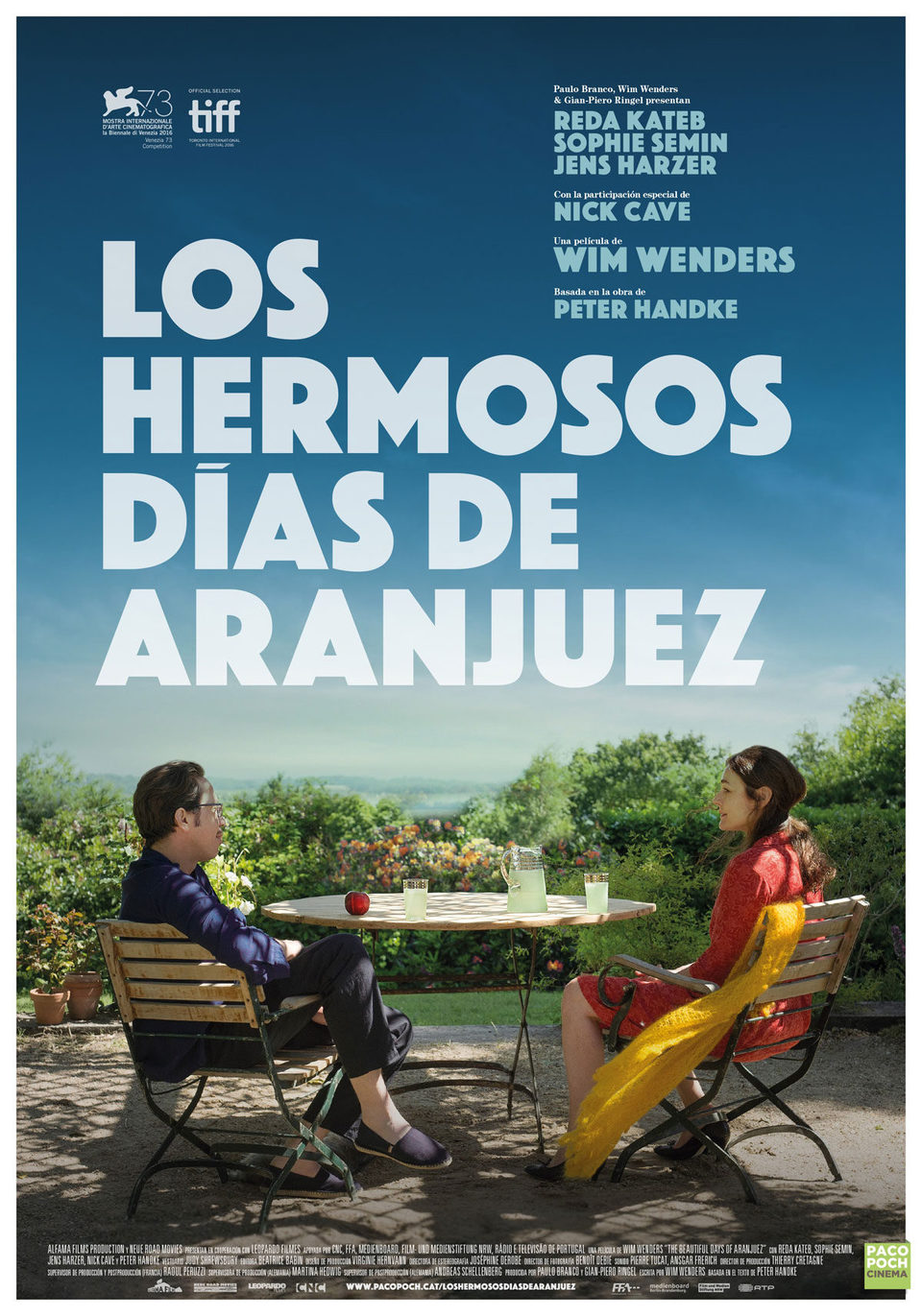 Cartel de Los hermosos días de Aranjuez - Cartel España