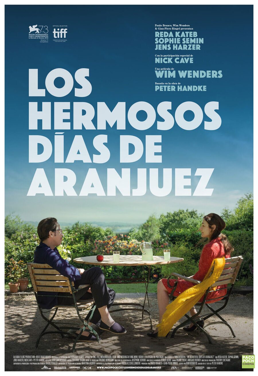 Cartel de Los hermosos días de Aranjuez - Cartel España