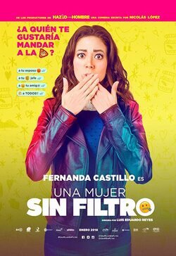 Cartel de Una mujer sin filtro