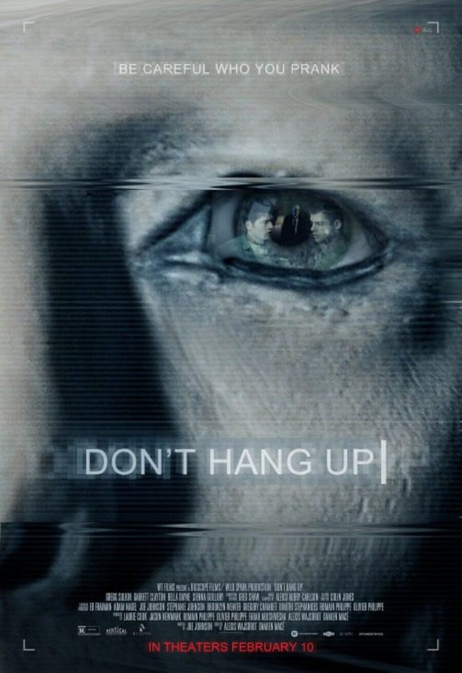 Cartel de No vayas a colgar - Don't hang up