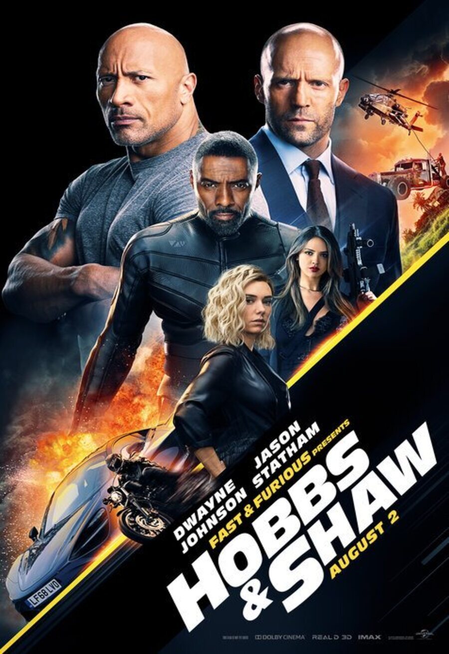 Cartel de Rápidos y furiosos: Hobbs & Shaw - Póster EEUU