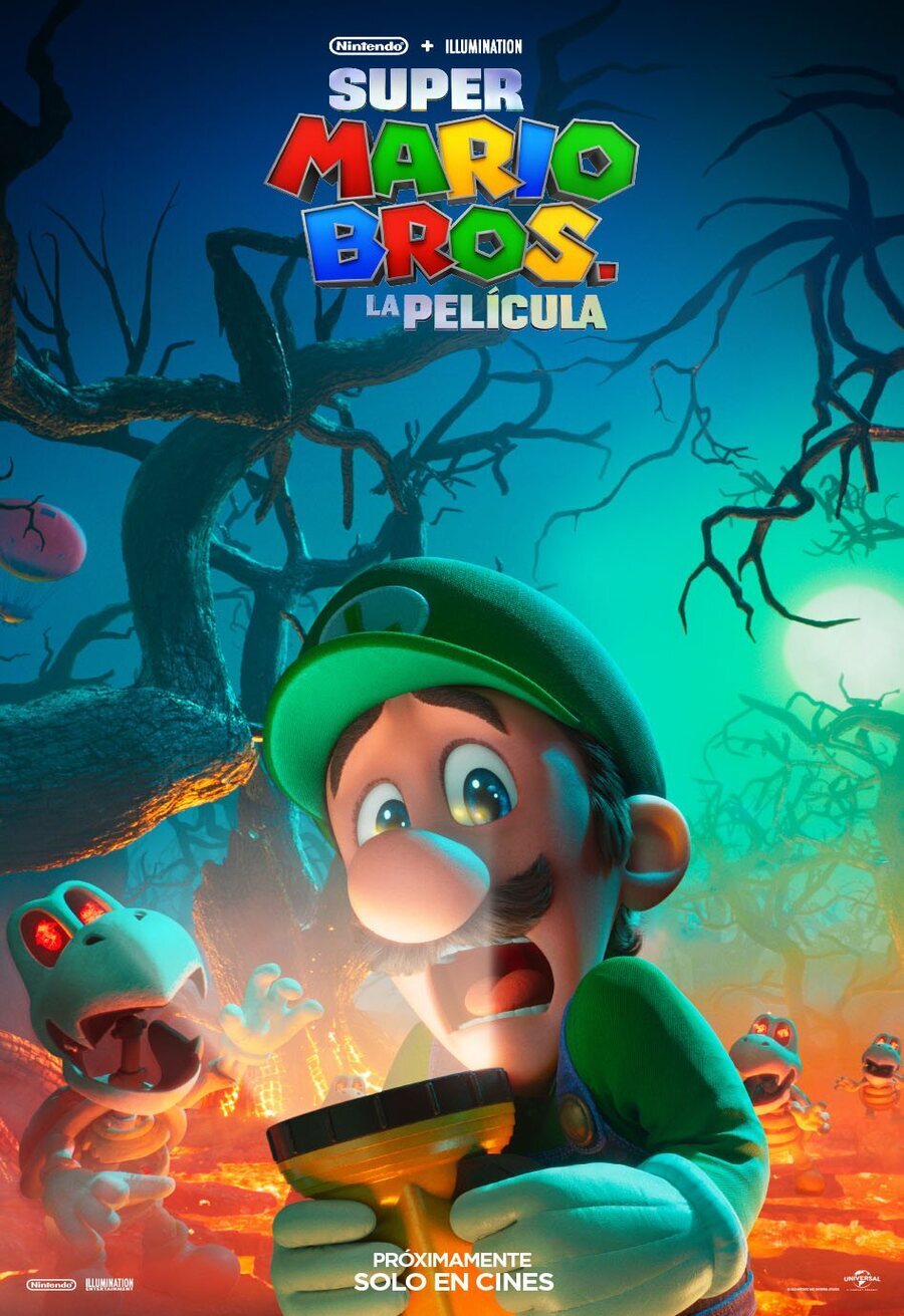 Cartel de Super Mario Bros.: La Película - Luigi