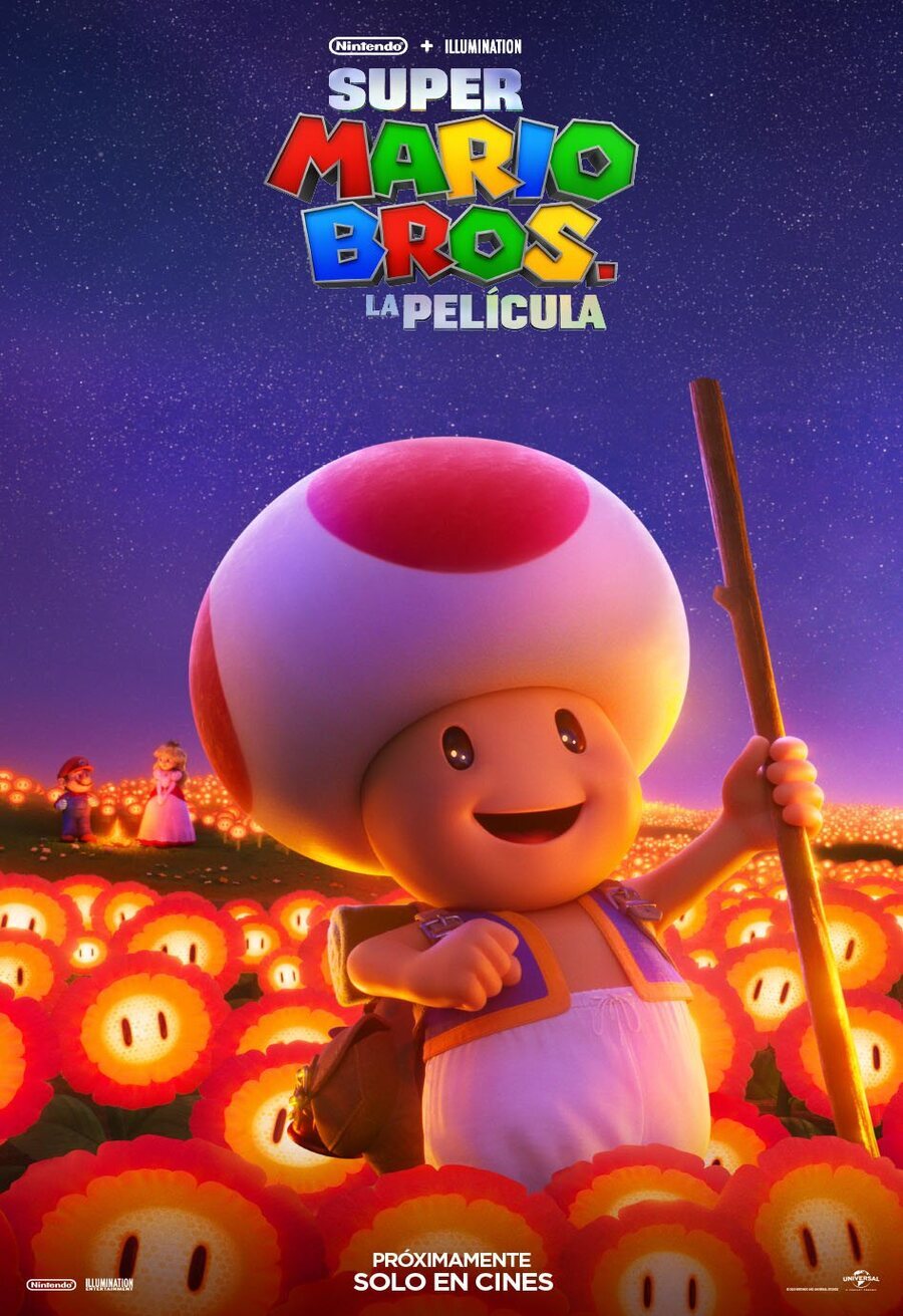 Cartel de Super Mario Bros.: La Película - Toad