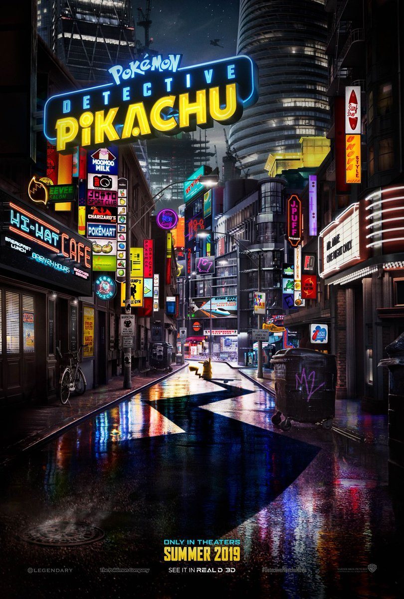 Cartel de POKÉMON Detective Pikachu - Teaser en inglés