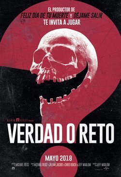 Cartel de Verdad o reto