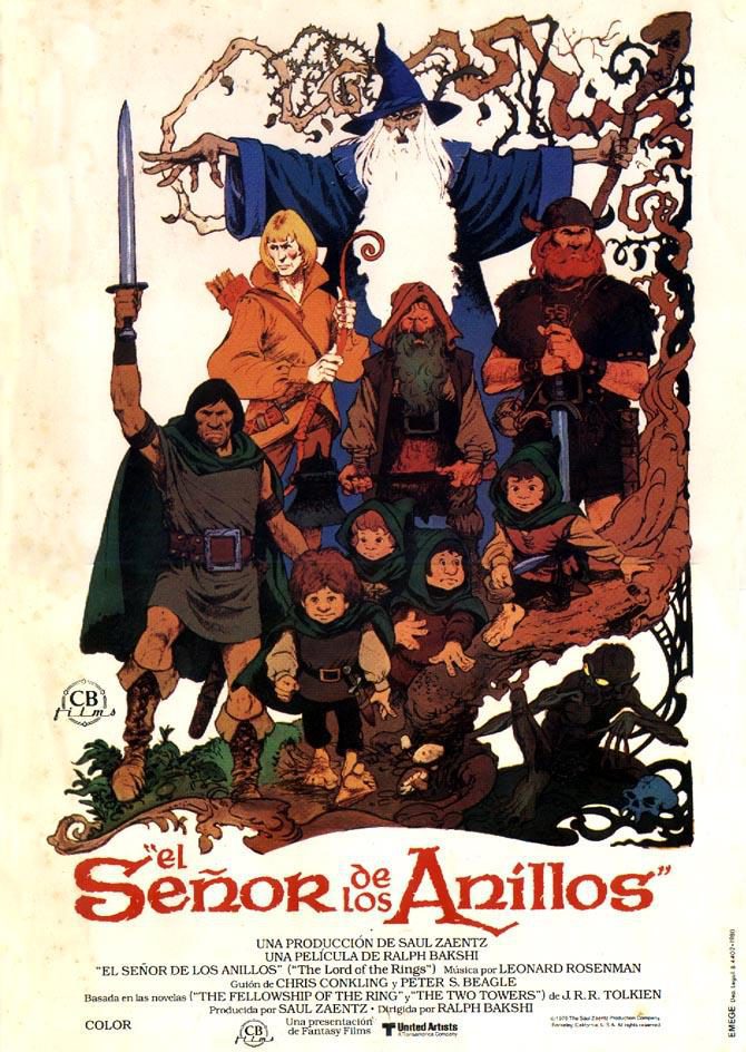 Cartel de El señor de los anillos - Poster Español
