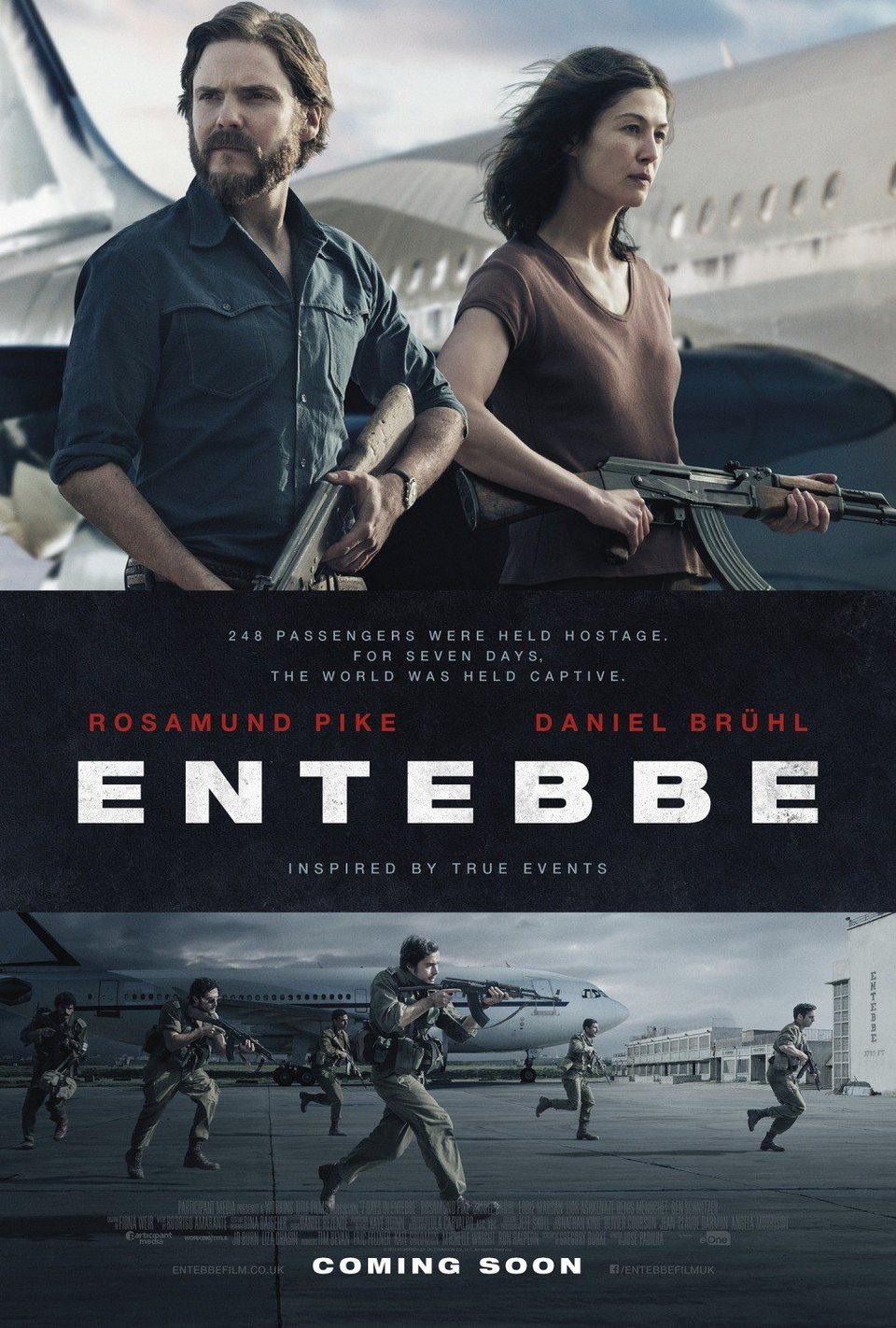 Cartel de Rescate en Entebbe - Cartel promocional