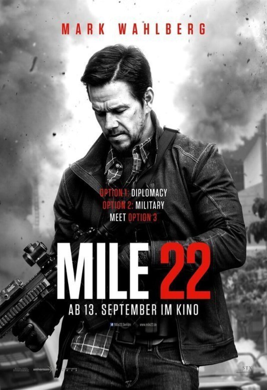 Cartel de Mile 22: El Escape - EEUU #2