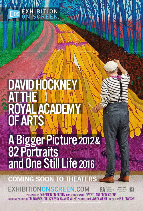 Cartel de David Hockney en la Royal Academy of Arts - Poster