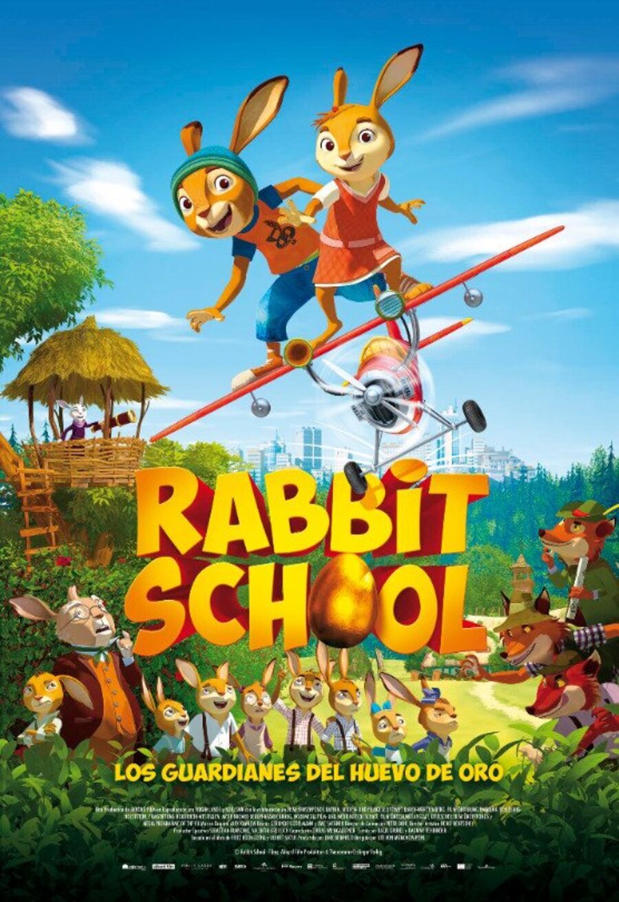 Cartel de Rabbit School - Rabbit School: Los guardianes del huevo de oro