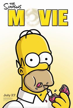Cartel de Los Simpson: La película